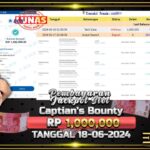 BUKTI JACKPOT SLOT CAPTAIN’S BOUNTY TERPERCAYA DI INDONESIA TGL 18-06-2024