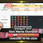 BUKTI JACKPOT SLOT MANIA OLYMPUS TERPERCAYA DI INDONESIA TGL 19-06-2024