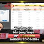 BUKTI JACKPOT SLOT MAHJONG WAYS TERPERCAYA DI INDONESIA TGL 20-06-2024