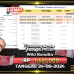 BUKTI JACKPOT SLOT WILD BANDITO TERPERCAYA DI INDONESIA TGL 24-06-2024