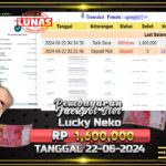 BUKTI JACKPOT SLOT LUCKY NEKO TERPERCAYA DI INDONESIA TGL 22-06-2024