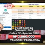 BUKTI JACKPOT SLOT GATES OF OLYMPUS 1000 TERPERCAYA DI INDONESIA TGL 27-06-2024