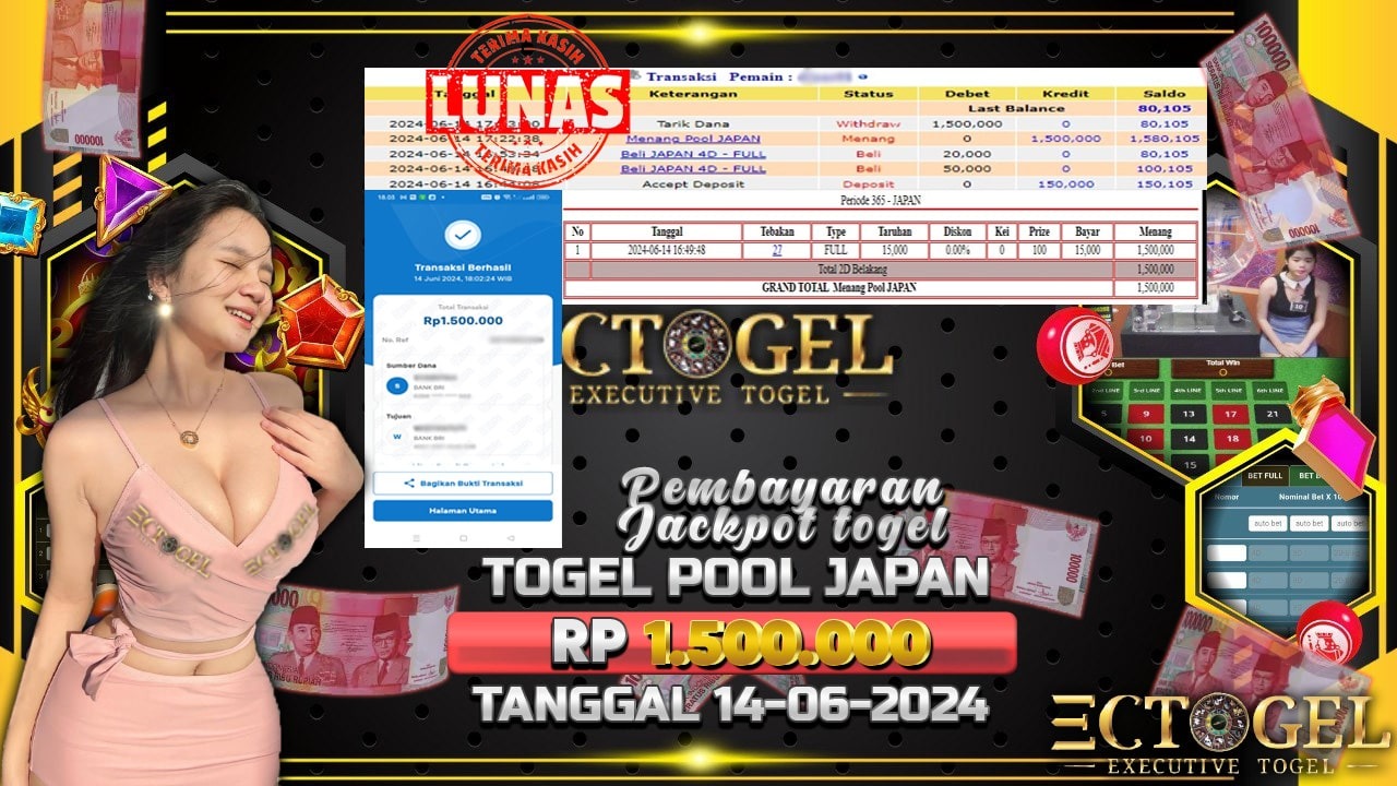 BUKTI JACKPOT TOGEL POOL JAPAN TERPERCAYA DI INDONESIA