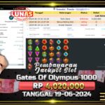 BUKTI JACKPOT SLOT GATES OF OLYMPUS 1000 TERPERCAYA DI INDONESIA TGL 19-06-2024