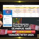 BUKTI JACKPOT SLOT GATES OF OLYMPUS 1000 TERPERCAYA DI INDONESIA TGL 10-07-2024