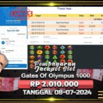 BUKTI JACKPOT SLOT GATES OF OLYMPUS 1000 TERPERCAYA DI INDONESIA TGL 08-07-2024