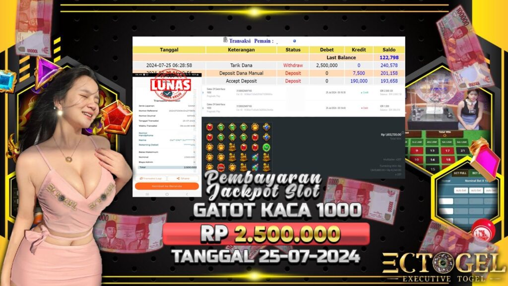 BUKTI JACKPOT SLOT GATES OF GATOT KACA 1000 TERPERCAYA DI INDONESIA TGL 25-07-2024