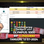 BUKTI JACKPOT SLOT GATES OF OLYMPUS 1000 TERPERCAYA DI INDONESIA TGL 13-07-2024