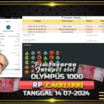 BUKTI JACKPOT SLOT GATES OF OLYMPUS 1000 TERPERCAYA DI INDONESIA TGL 14-07-2024