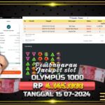 BUKTI JACKPOT SLOT GATES OF OLYMPUS 1000 TERPERCAYA DI INDONESIA TGL 15-07-2024