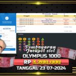 BUKTI JACKPOT SLOT GATES OF OLYMPUS 1000 TERPERCAYA DI INDONESIA TGL 23-07-2024