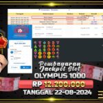 BUKTI JACKPOT SLOT GATES OF OLYMPUS 1000 TERPERCAYA DI INDONESIA TGL 22-08-2024