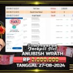 BUKTI JACKPOT SLOT ANUBIS WRATH TERPERCAYA DI INDONESIA TGL 27-08-2024