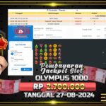 BUKTI JACKPOT SLOT GATES OF OLYMPUS 1000 TERPERCAYA DI INDONESIA TGL 27-08-2024