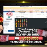 BUKTI JACKPOT SLOT GATES OF OLYMPUS 1000 TERPERCAYA DI INDONESIA TGL 07-08-2024