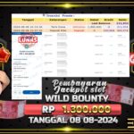 BUKTI JACKPOT SLOT WILD BOUNTY SHOWDOWN TERPERCAYA DI INDONESIA TGL 08-08-2024