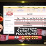 BUKTI JACKPOT TOGEL ONLINE POOL SYDNEY TERPERCAYA DI INDONESIA TGL 15-08-2024