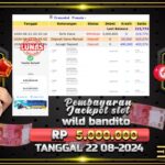 BUKTI JACKPOT SLOT WILD BANDITO TERPERCAYA DI INDONESIA TGL 22-08-2024