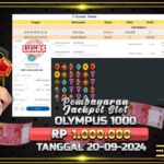 BUKTI JACKPOT SLOT GATES OF OLYMPUS 1000 TERPERCAYA DI INDONESIA TGL 20-09-2024