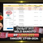 BUKTI JACKPOT SLOT WILD BANDITO TERPERCAYA DI INDONESIA TGL 27-09-2024