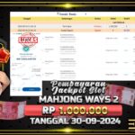 BUKTI JACKPOT SLOT MAHJONG WAYS 2 TERPERCAYA DI INDONESIA TGL 30-09-2024