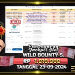 BUKTI JACKPOT SLOT WILD BOUNTY SHOWDOWN TERPERCAYA DI INDONESIA TGL 23-09-2024