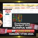 BUKTI JACKPOT SLOT GATES OF OLYMPUS 1000 TERPERCAYA DI INDONESIA TGL 17-09-2024