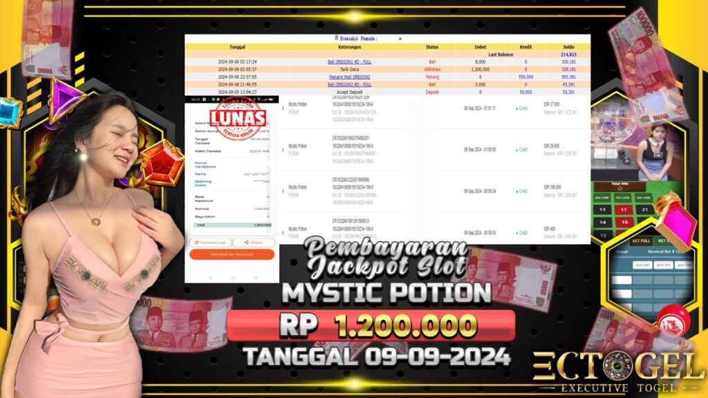 BUKTI JACKPOT SLOT MYSTIC OPTION TERPERCAYA DI INDONESIA TGL 09-09-2024