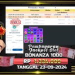 BUKTI JACKPOT SLOT SWEET BONANZA 1000 TERPERCAYA DI INDONESIA TGL 23-09-2024