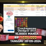 BUKTI JACKPOT SLOT 15.000X MANIA TERPERCAYA DI INDONESIA TGL 28-09-2024