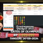 BUKTI JACKPOT SLOT GATES OF OLYMPUS TERPERCAYA DI INDONESIA TGL 24-09-2024