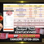 BUKTI JACKPOT TOGEL KENTUCKYMID TERPERCAYA DI INDONESIA TGL 22-09-2024