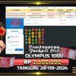 BUKTI JACKPOT SLOT GATES OF OLYMPUS 1000 TERPERCAYA DI INDONESIA TGL 28-09-2024