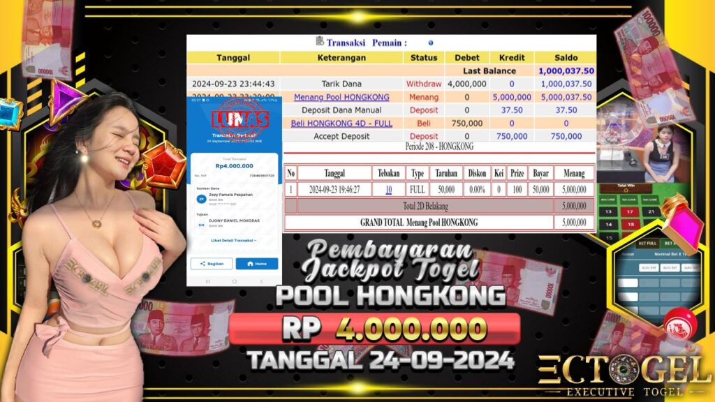 BUKTI JACKPOT TOGEL POOL HONGKONG TERPERCAYA DI INDONESIA TGL 24-09-2024