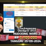 BUKTI JACKPOT SLOT MAHJONG WINS 2 TERPERCAYA DI INDONESIA TGL 25-09-2024