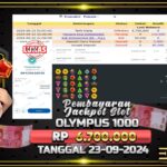 BUKTI JACKPOT SLOT GATES OF OLYMPUS 1000 TERPERCAYA DI INDONESIA TGL 23-09-2024