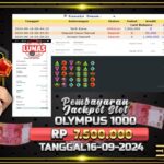 BUKTI JACKPOT SLOT GATES OF OLYMPUS 1000 TERPERCAYA DI INDONESIA TGL 16-09-2024