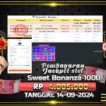 BUKTI JACKPOT SLOT SWEET BONANZA 1000 TERPERCAYA DI INDONESIA TGL 14-09-2024