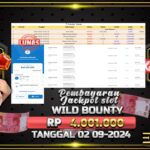 BUKTI JACKPOT SLOT WILD BOUNTY TERPERCAYA DI INDONESIA TGL 02-09-2024